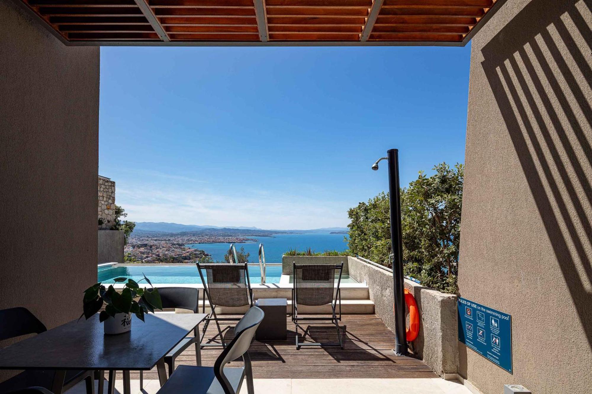 Omnia Luxury Villas - "Heated" Pools & Breathtaking Seaviews! Chania  Exterior photo
